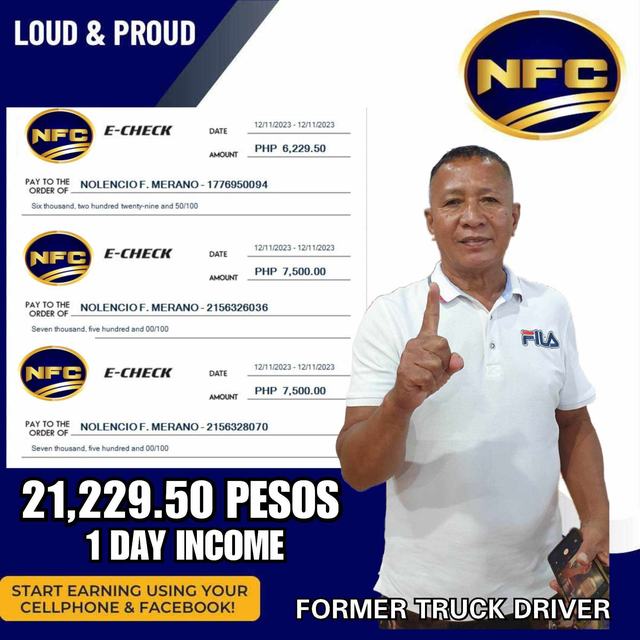 Member-shared payout screenshot