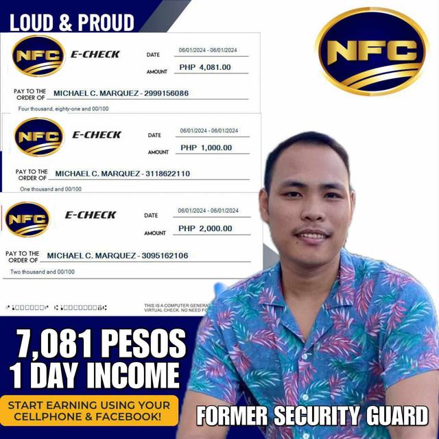 Photo of a member with their result card